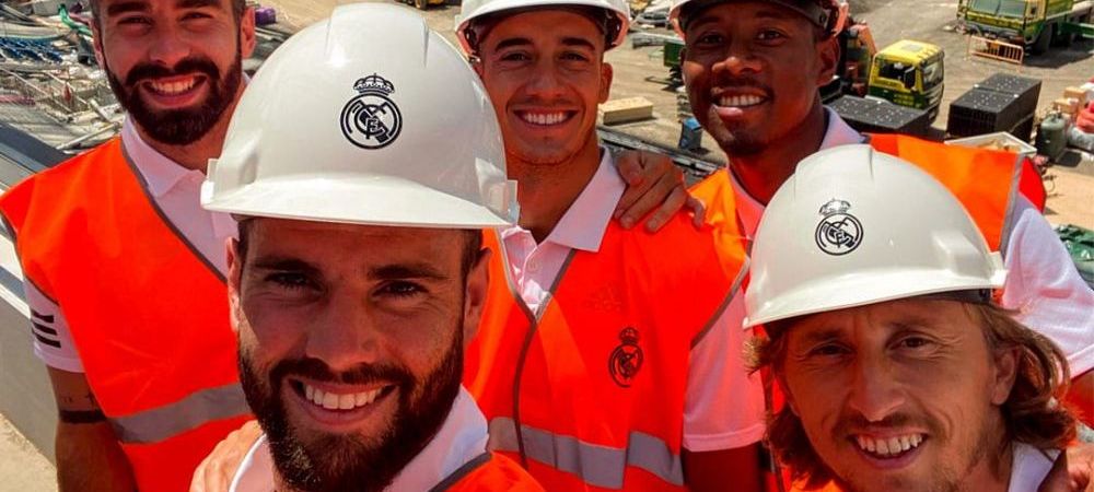 FOTO | "Stadium selfie!" Inspecție făcută de "galacticii" lui Real Madrid pe Santiago Bernabeu. Ce buget are proiectul