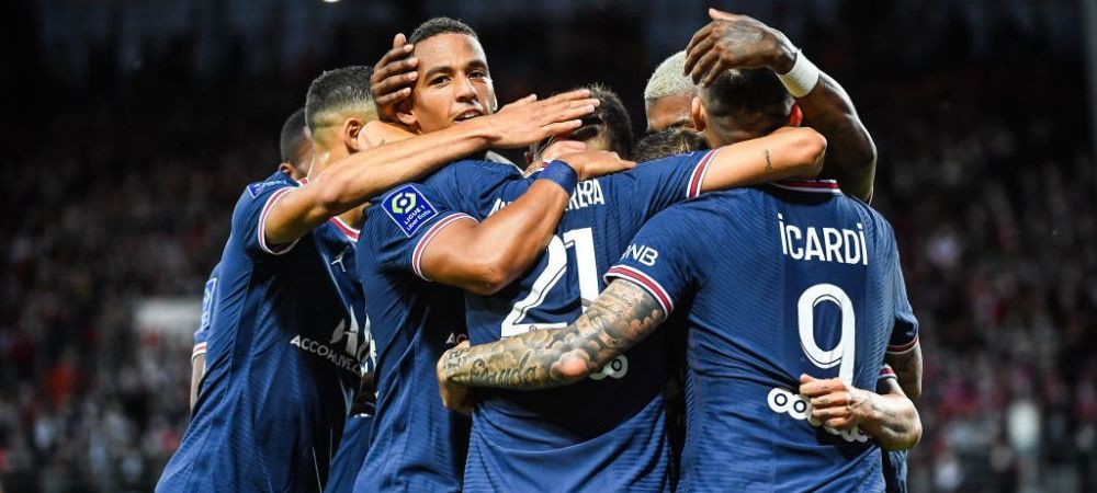 Brest - PSG 2-4: Fără Messi și Neymar, parizienii defilează în Ligue 1. Di Maria și Mbappe, printre marcatori 