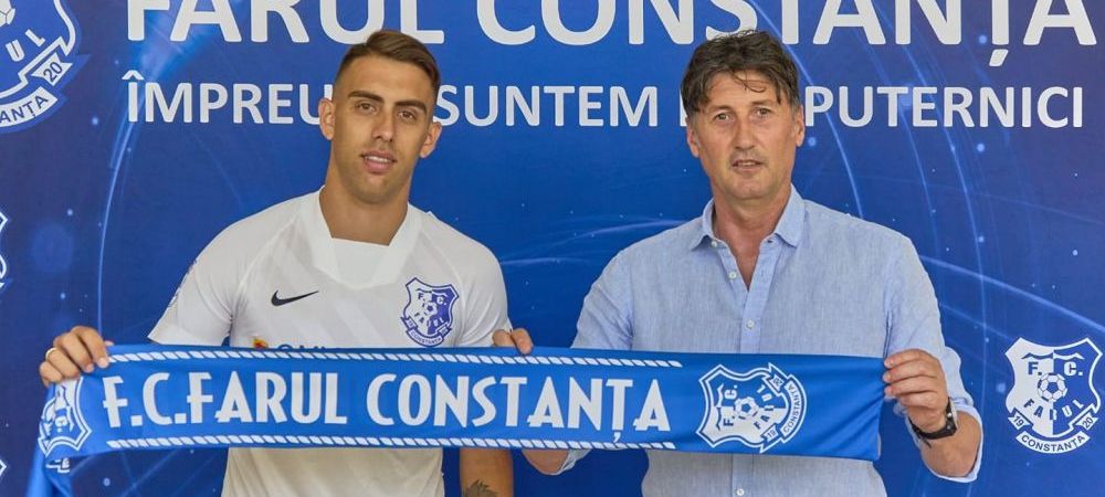 Prima reacție a lui Jefte Betancor, eroul lui Farul, despre golul spectaculos marcat cu Dinamo: "Este pentru prima dată"