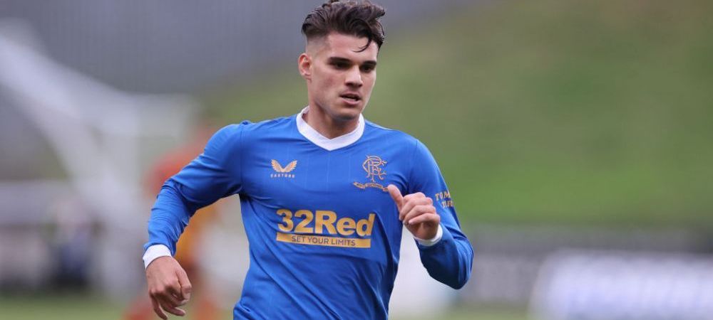Nota primită de Ianis Hagi la finalul meciului Ross County - Glasgow Rangers 2-4