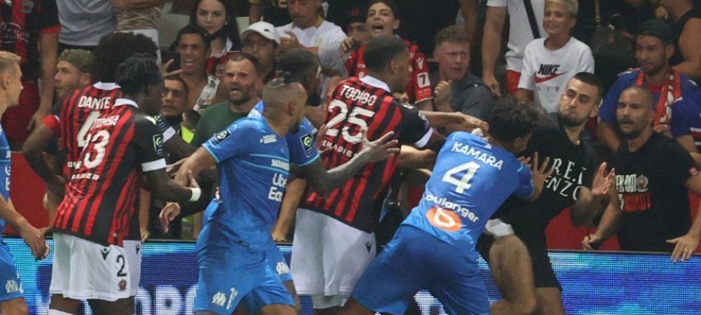 Sancțiuni drastice după scandalul de la meciul dintre Nice și Marseille