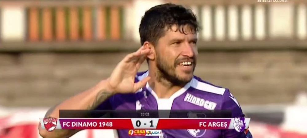 Dinamo - FC Argeș 0-2 | Tănase o bate de unul singur pe Dinamo