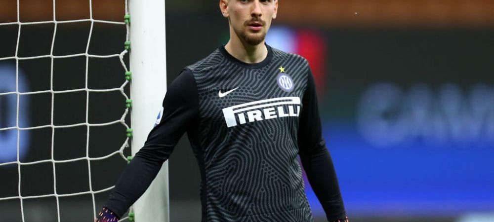 Postul de titular al lui Handanovic, pus în pericol de Ionuț Radu? Cuvinte de laudă din presa italiană pentru portarul român