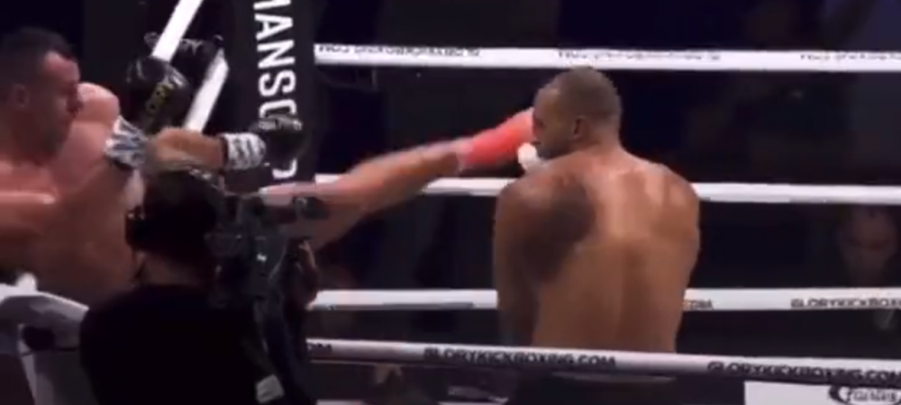 <span style="color:#f00;">VIDEO |</span> La asta nu se aștepta nimeni! Badr Hari, făcut KO ”de nicăieri”