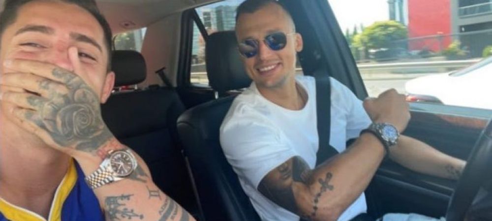 <span style="color:#f00;">FOTO | </span>Steliano Filip s-a pozat alături de noul transfer al lui Dinamo: ”Din nou împreună”