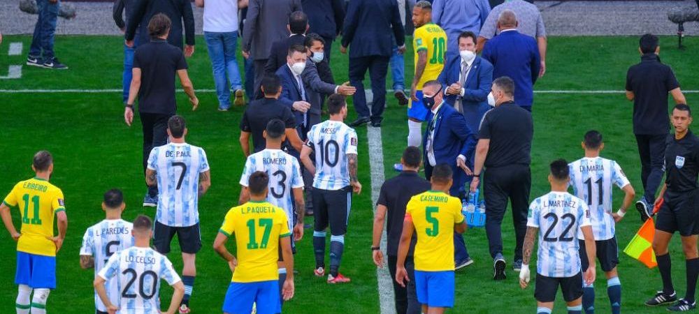 Motivul neașteptat pentru care autoritățile nu au suspendat meciul Brazilia - Argentina înainte ca acesta să înceapă