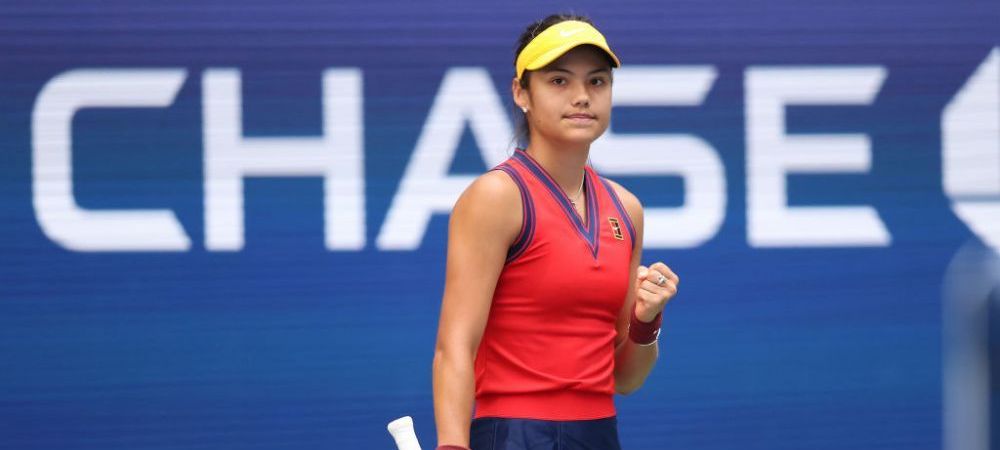 La 18 ani, Emma Răducanu face furori la New York: e în sferturi, după ce a umilit jucătoarea care a eliminat liderul WTA 