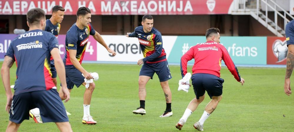 <span style="color:#f00;">FOTO | </span>„Tricolorii” au efectuat antrenamentul oficial pe stadionul din Skopje