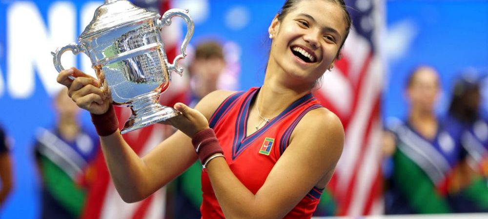 <span style="color:#f00;">Nebunie istorică: Emma Răducanu (18 ani) e noua campioană a US Open! </span>Emma Răducanu - Leylah Fernandez 6-4, 6-3