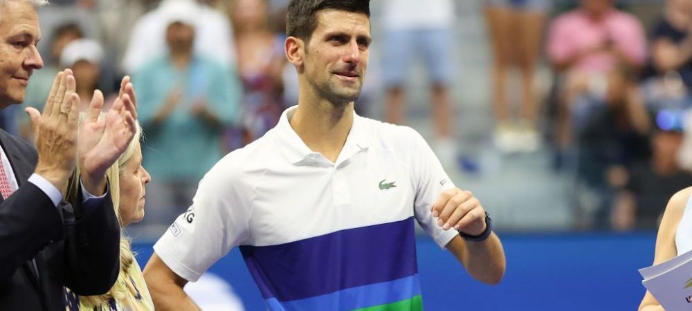 A pierdut gloria și recordul, dar a cucerit inimile oamenilor! Novak Djokovic, în lacrimi în timpul finalei de la US Open