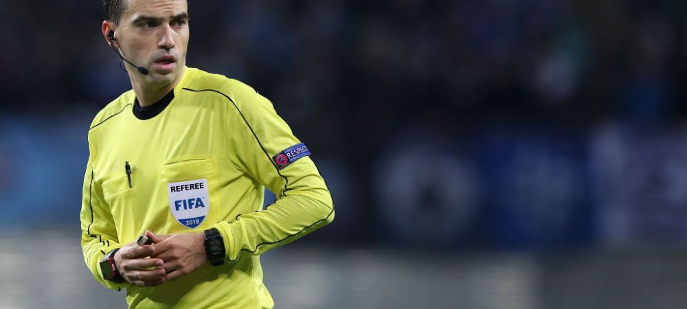 Ovidiu Hațegan, la centru la un meci important din grupele Ligii Campionilor, cu o fostă câștigătoare a trofeului 