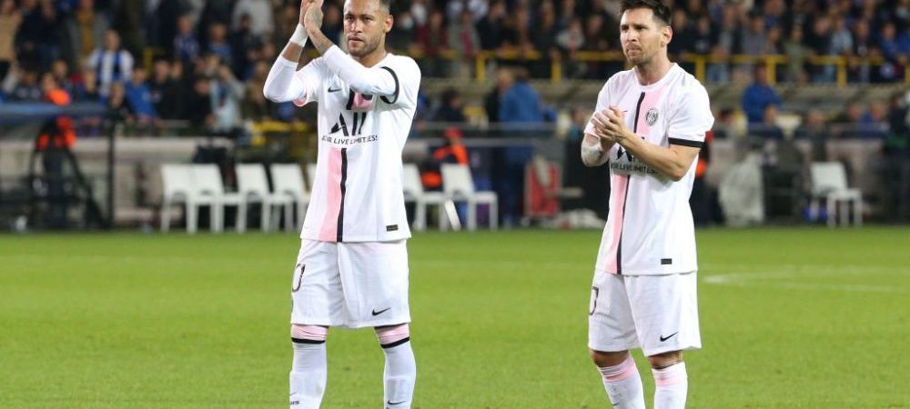 L'Equipe i-a "pedepsit" pe Messi și Neymar! Ce note au primit starurile lui PSG după 1-1 cu FC Brugge