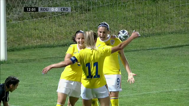 România a început ”cu dreptul” campania de calificare la Mondialul de fotbal feminin! Victorie cu Croația