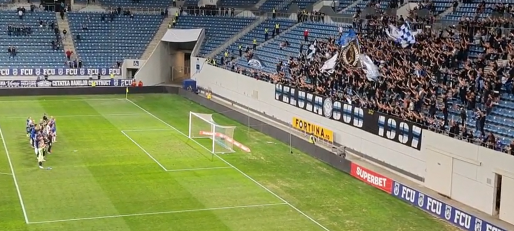 Cum au reacționat fanii lui FCU Craiova după înfrângerea cu FCSB. Gestul făcut la finalul partidei