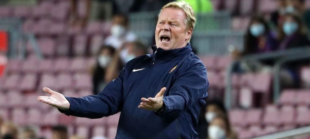 Moment incredibil la conferința Barcelonei! Koeman a mers și a citit un comunicat, iar apoi a plecat! Reacția lui Laporta