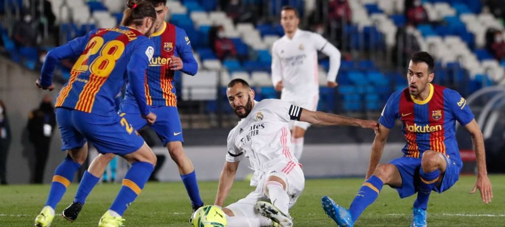 S-a anunțat ora la care se joacă primul El Clasico după plecările lui Messi și Ramos! Când se întâlnesc Barca și Real