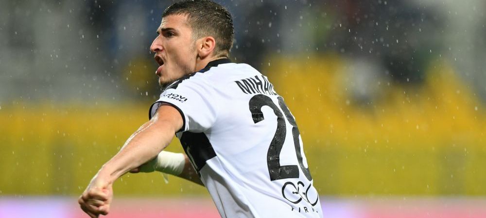 Mihăilă, decisiv pentru Parma în meciul cu Pisa lui Marius Marin! Atacantul a fost aproape să marcheze. Ce notă a primit