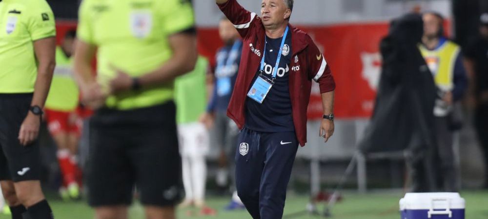 Dan Petrescu i-a 'furat' autobaza lui Cârțu. CFR Cluj a încheiat meciul cu UTA Arad cu șase fundași pe teren