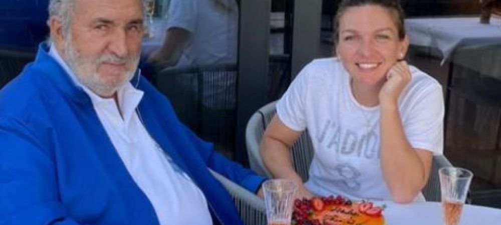 Ion Țiriac, deranjat de Simona Halep! :) Ce moment caraghios s-a întâmplat după ce miliardarul i-a făcut Simonei un tort personalizat de ziua sa