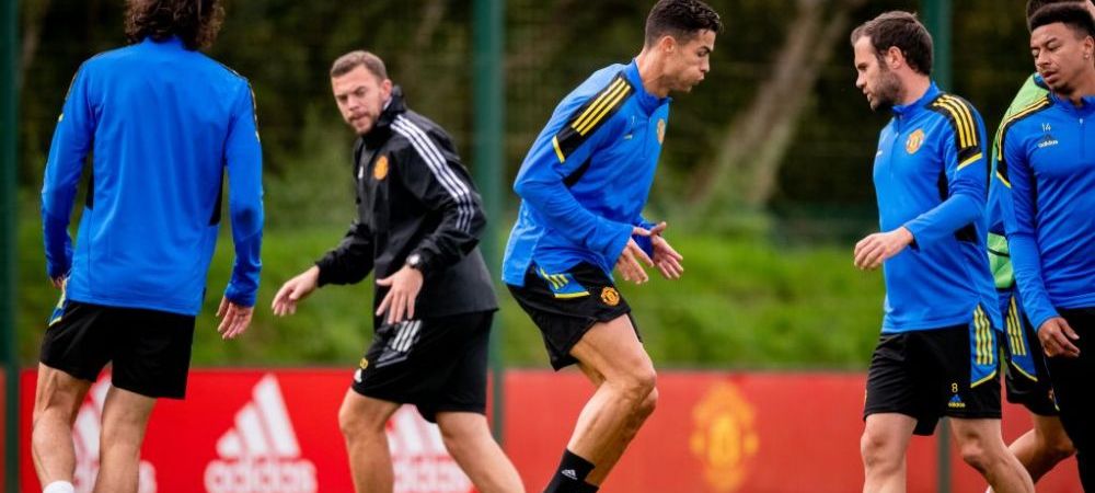 Imagine spectaculoase de la antrenamentul lui United! Ronaldo a primit „lecții” de la Jesse Lingard