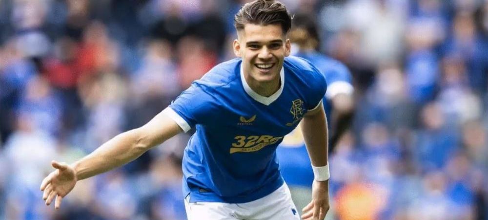 Ianis Hagi, rezervă la meciul dintre Sparta și Rangers! Niță e titular. Meciul e LIVE, pe VOYO.RO, ora 19:45