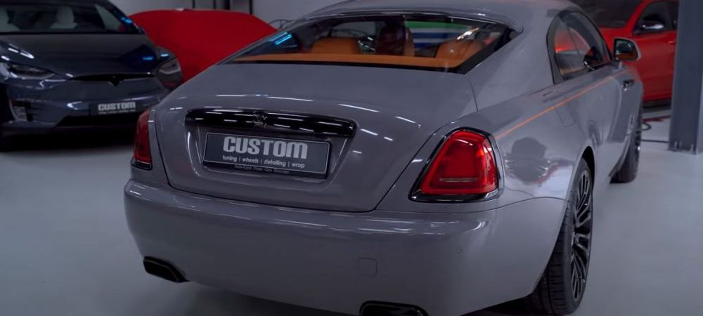 E mașină sau navă spațială?! Rădoi și-a tunat Rolls Royce-ul și arată impecabil! Cum și-a modificat mașina 