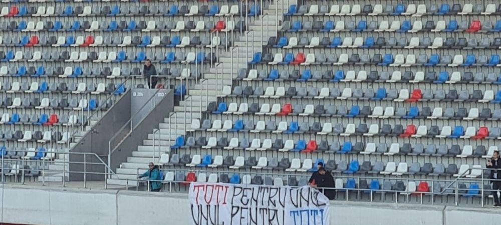 Fanii Stelei s-au ținut de cuvânt! Motivul pentru care tribunele au fost goale pe stadionul din Ghencea 