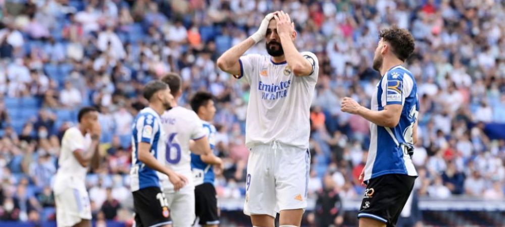Real Madrid, la rând să sufere în Primera Division. Prima înfrângere în campionat, cu Espanyol Barcelona 
