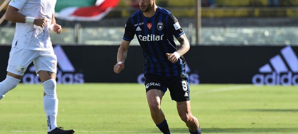 Invincibil! Marius Marin e lider cu Pisa în Serie B
