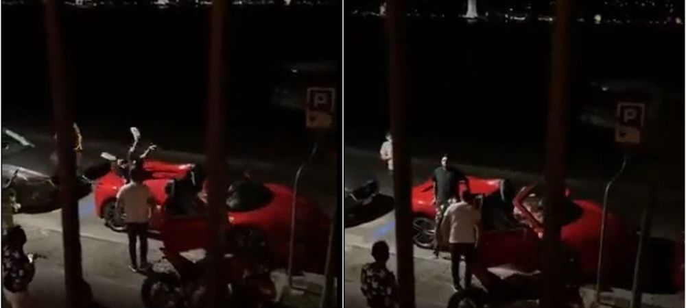 Sunt imaginile momentului: Arturo Vidal, surprins beat după o petrecere! Jucătorul lui Inter s-a răsturnat pe o mașină 