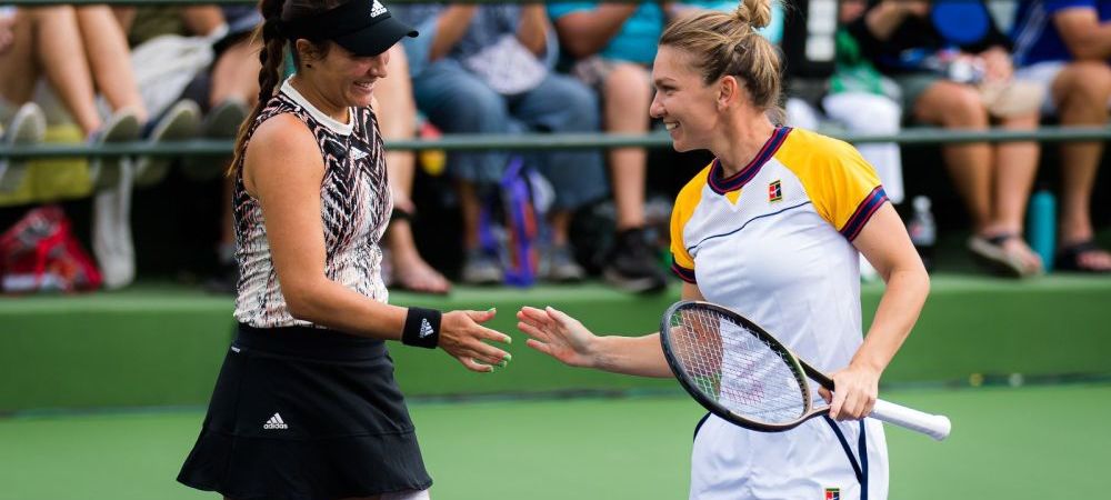 Simona Halep și Gabriela Ruse au făcut spectacol în primul meci de dublu la Indian Wells: „Ne-am distrat!”