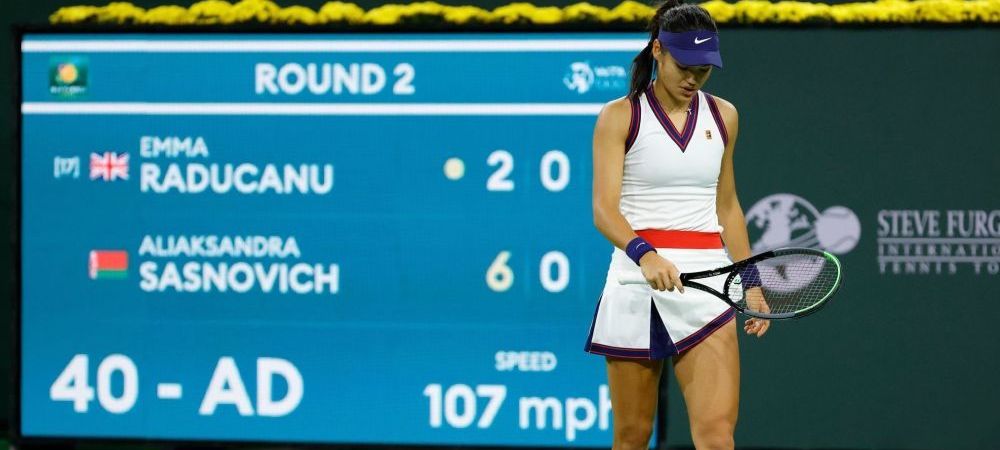 Bula a fost spartă! Emma Răducanu a pierdut primul meci jucat după US Open 2021 și ratează duelul cu Simona Halep