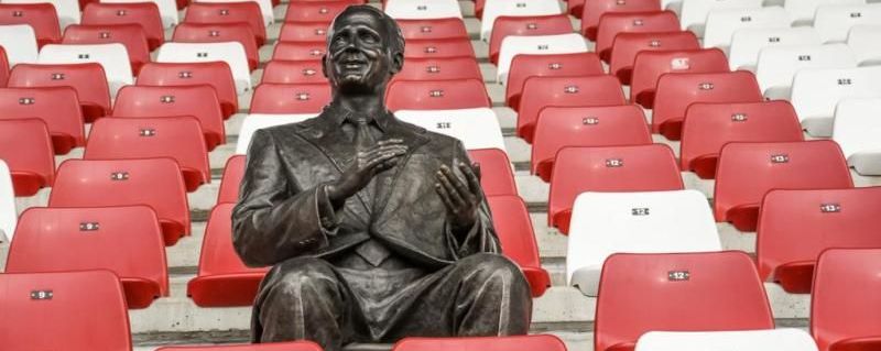 Gest superb la Arad! Francisc Neuman are o statuie în tribunele arenei