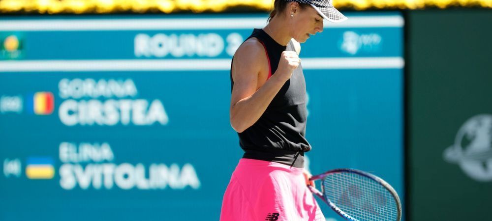 Sorana Cîrstea luptă, dar pierde meciul turneului la Indian Wells, în fața Elinei Svitolina: rezumatul unui duel nebun