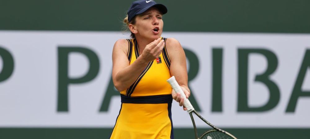 <span style="color:#f00;">„Dai ca disperata! Dă în toate, hai, dă cât poți!”</span> Simona Halep, un car de nervi la Indian Wells: câte locuri coboară în clasament