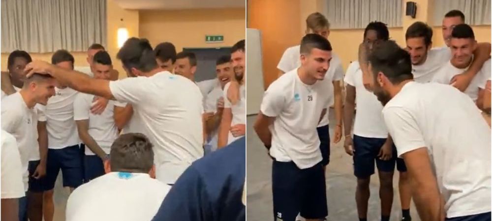 Mihăilă vs Buffon, în cel mai tare duel de 'piatră, hârtie, foarfece'! Imagini de senzație din vestiarul Parmei! Cine a câștigat
